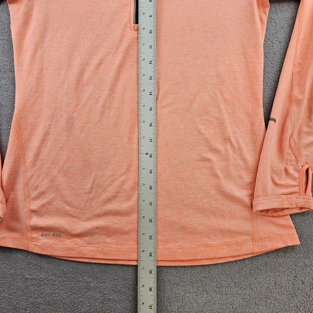 Nike Element 1/4 Zip Pullover Womens Small Salmon Dri-Fit Marathon San Francisco
